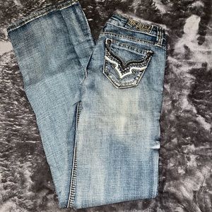 request jeans womens size 24 straight leg